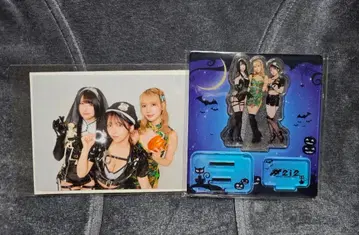 #212 2025 할로윈 3인 집합 아크릴 스탠드 + 브로마이드 세트