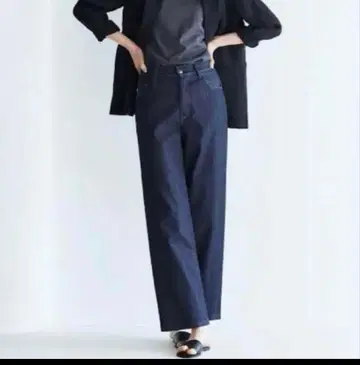 야누크 릴리스 와이드 스트레이트 데님 원 워시 사이즈 24