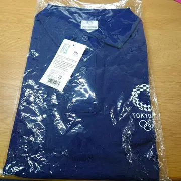 도쿄 올림픽 피케 셔츠 XL 네이비
