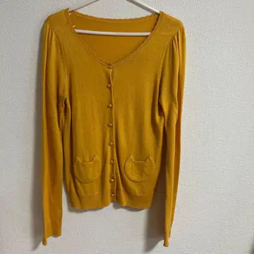 프랑슈리페 고양이 포켓 가디건 긴팔