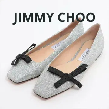 [ Jimmy Choo ] 리본 플랫슈즈
