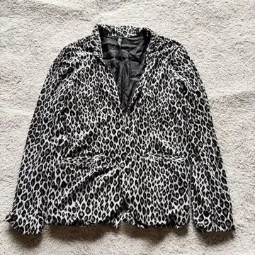 [ USED ] glamb 벨로아 레오파드 무늬 테일러드 자켓 2