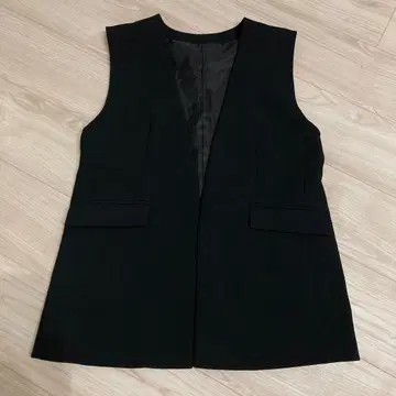 vis 에코 울 터치 베스트 블랙