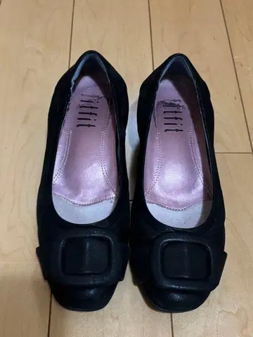 블랙 플랫슈즈 23.5cm