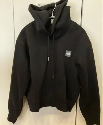 THE NORTH FACE 여성용 블랙 후드티 L 속기모