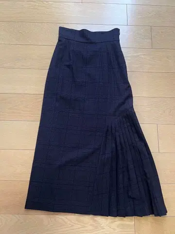 SNIDEL 체크 플리츠 스커트