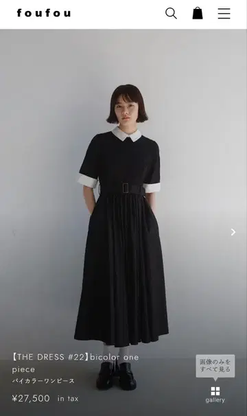 THE DRESS #22 바이컬러 원피스