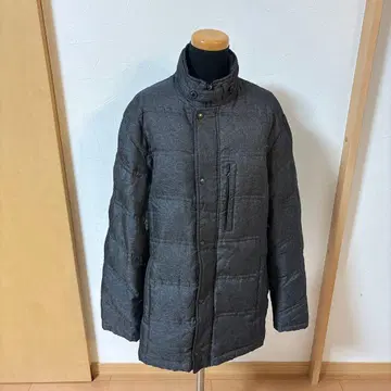 심플 라이프 LL 그레이 다운 자켓 스탠드 카라 REAL DOWN