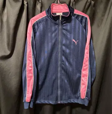 PUMA 저지 네이비/핑크 스트라이프