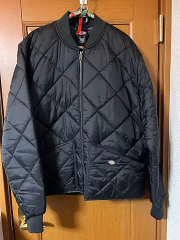Dickies 퀼팅 자켓 블랙 사이즈 L