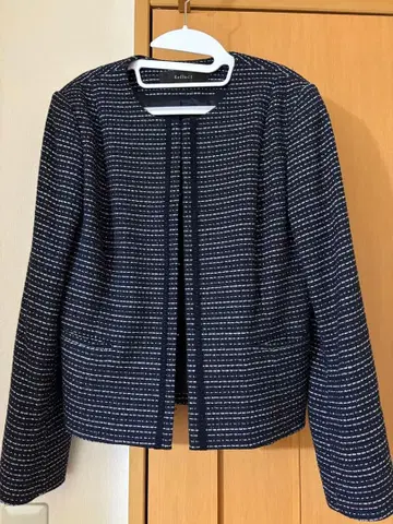 Reflect 네이비 노카라 자켓 M