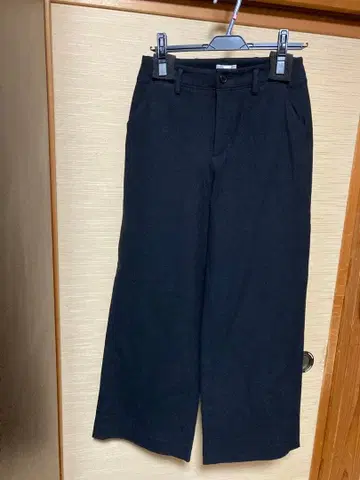 B-Three 블랙 와이드 팬츠 택 포함