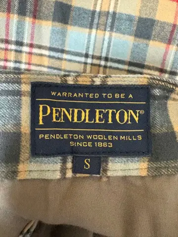 Pendleton 체크 무늬 롱 스커트 S