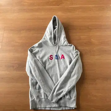 WIND AND SEA 그레이 후드티