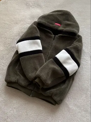 ZOOCARTU 보아 후드티 자켓 새상품급 [ XL ] 카키