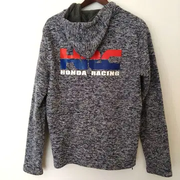혼다 레이싱 HRC 후드티 그레이 점퍼 자켓