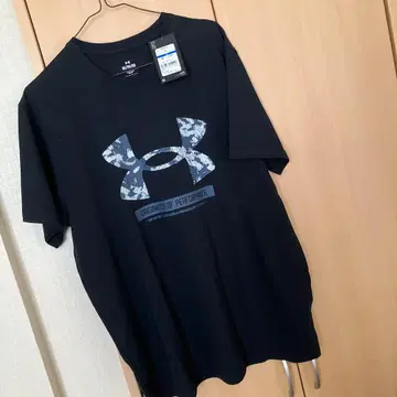 언더아머 XL 티셔츠 카모플라쥬 로고 퍼포먼스 코튼