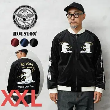 HOUSTON 휴스턴 벨벳 수베니어 자켓 ALASKA 스카잔
