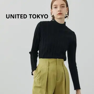 UNITEDTOKYO [ 새상품급 ] 블록 리브 풀오버