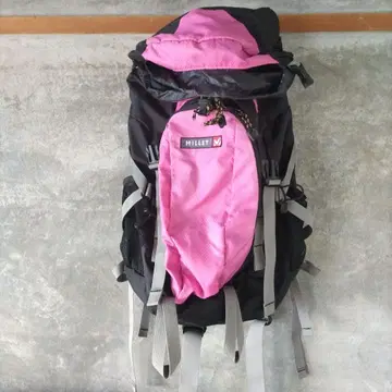 MILLET 백팩 블랙 핑크