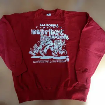 캡틴 산타 M 사이즈 레드 맨투맨