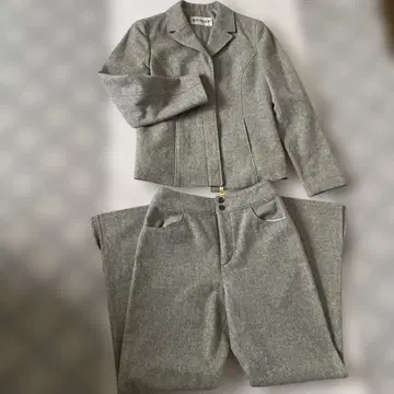 SCOOP 그레이 팬츠 셋업 M