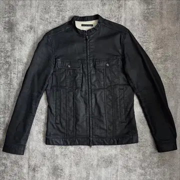 Coated Denim Jacket y2k 다크 의류