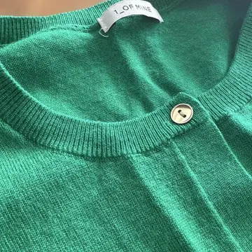 1 OF MINE 그린 니트 가디건