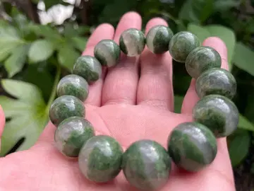 [레어석] 크롬다이옵사이드 인 쿼츠 15mm