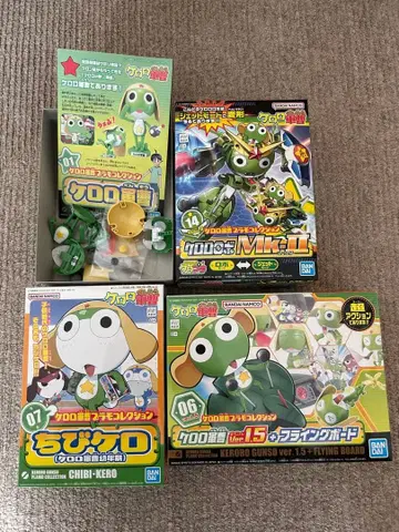 반다이남코 개구리 중사 케로로 프라모델 세트