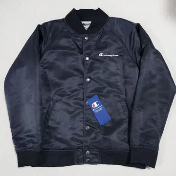 Champion/챔피온 새틴 자켓/ S/블랙