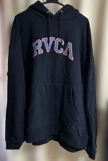 RVCA 후드 부착 후드티 블랙