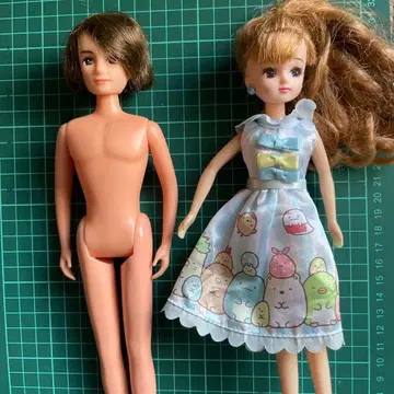 리카짱 아빠 인형 본체 스밋코구라시 의류 포함 2체 세트