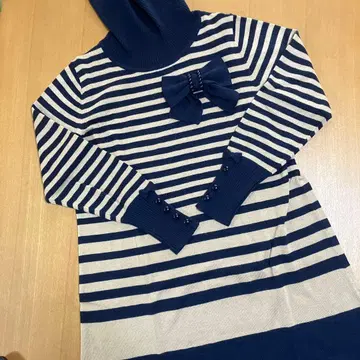 하자품 갤러리 비스콘티 스트라이프 니트 튜닉 스웨터 3