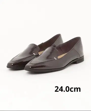 LE TALON 르탈론 스퀘어 스티치 소프트 로퍼 브라운 24cm