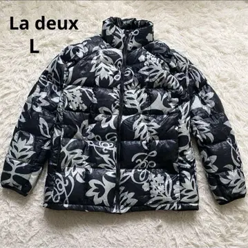 La deux 라두 여성용 다운 자켓 하와이안 루즈핏 L