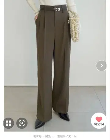 [ 인기 완판템 ] 리디 브라운 와이드 팬츠 L 사이즈