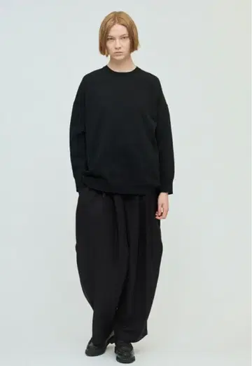 미즈이로 인드 mizuiro ind 크루넥 와이드 풀오버