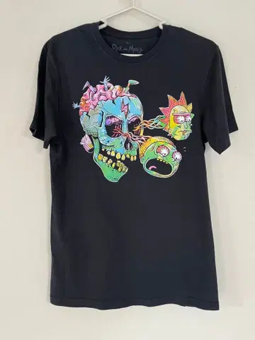 릭 앤 모티 T셔츠 블랙
