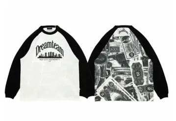 [ 새상품 ] 드림팀 NGY CITY 래글런 T셔츠 롱T