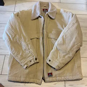 BEN DAVIS 코듀로이 자켓 화이트