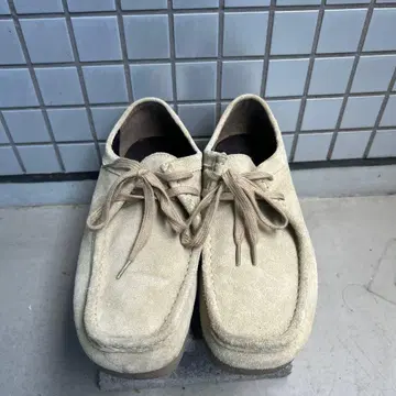 베이지 스웨이드 모카신 gu 25cm 39