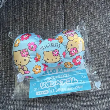훼미리마트 한정판 리본 머리끈 디자인H 헬로키티