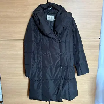 ROPE 블랙 다운 자켓