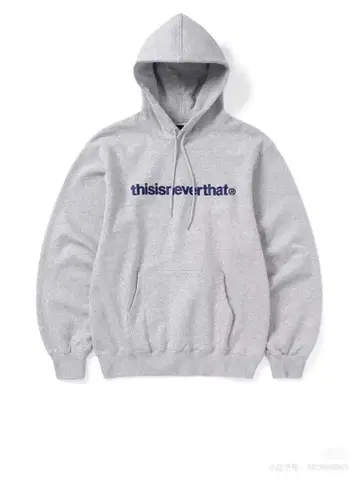 thisisneverthat 후드 부착 후드티 그레이