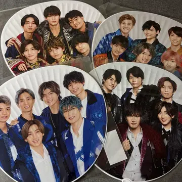 SixTONES 부채 5개 세트 카운트다운 Jr 축제 서머파라