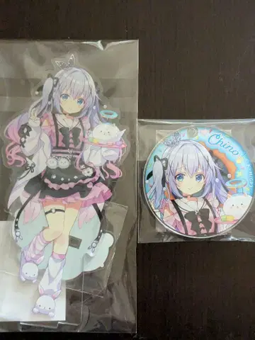 네이비 카페 치노 아크링 키링 & 아크릴 스탠드 세트