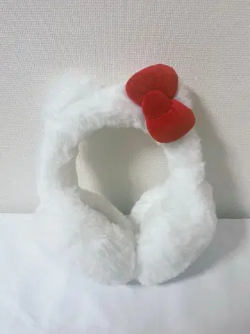 헬로키티 리본 포함 머리띠 귀도리