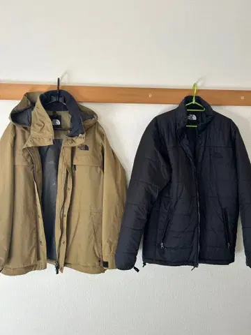 THE NORTH FACE L 사이즈 마운틴 파카 베이지