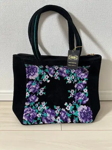 [ 새상품 ] FEILER 꽃무늬 자수 핸드백